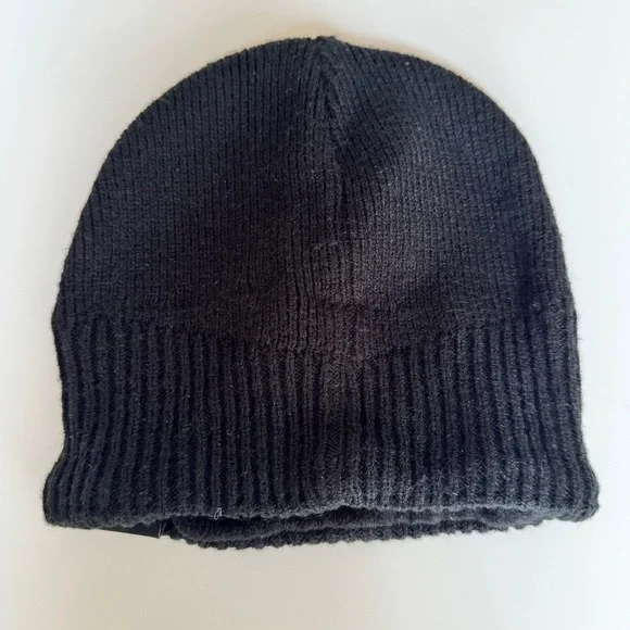 K-Way - Unisex Knit Beanie Hat in Black - Picture 2 of 2